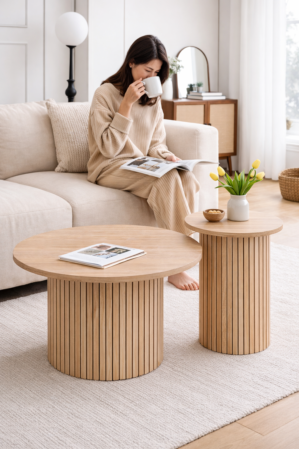 Tables basses rondes - Nolyra