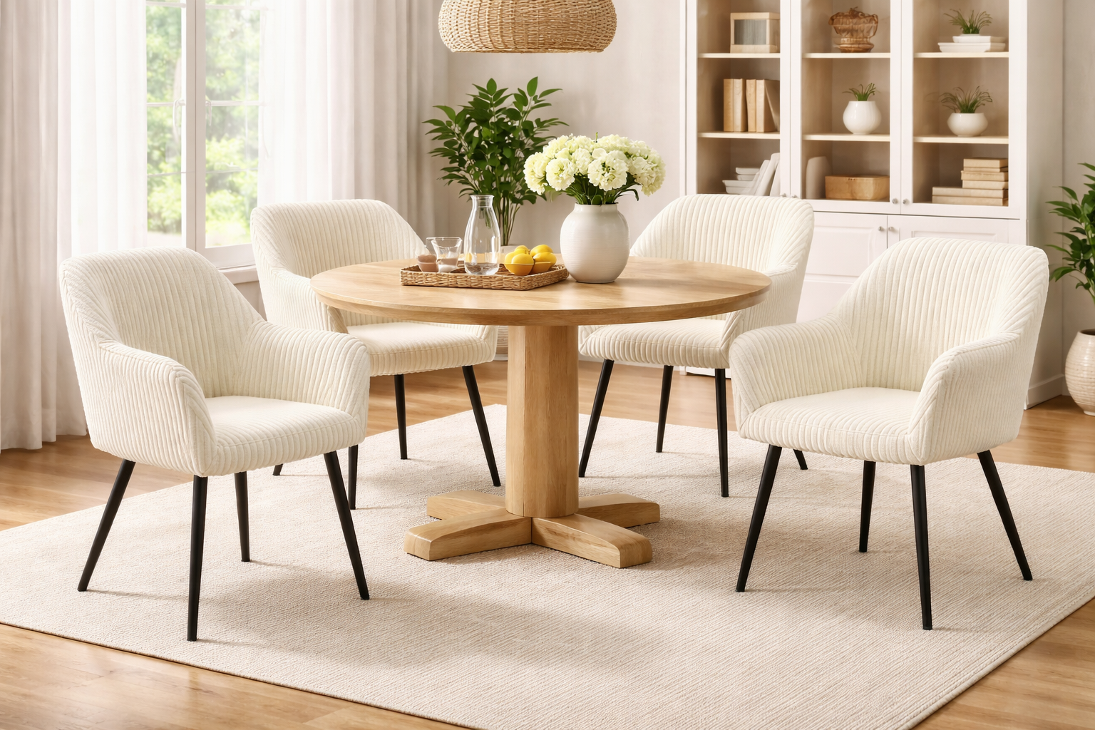 Chaises de salle à manger en velours – Nolyra