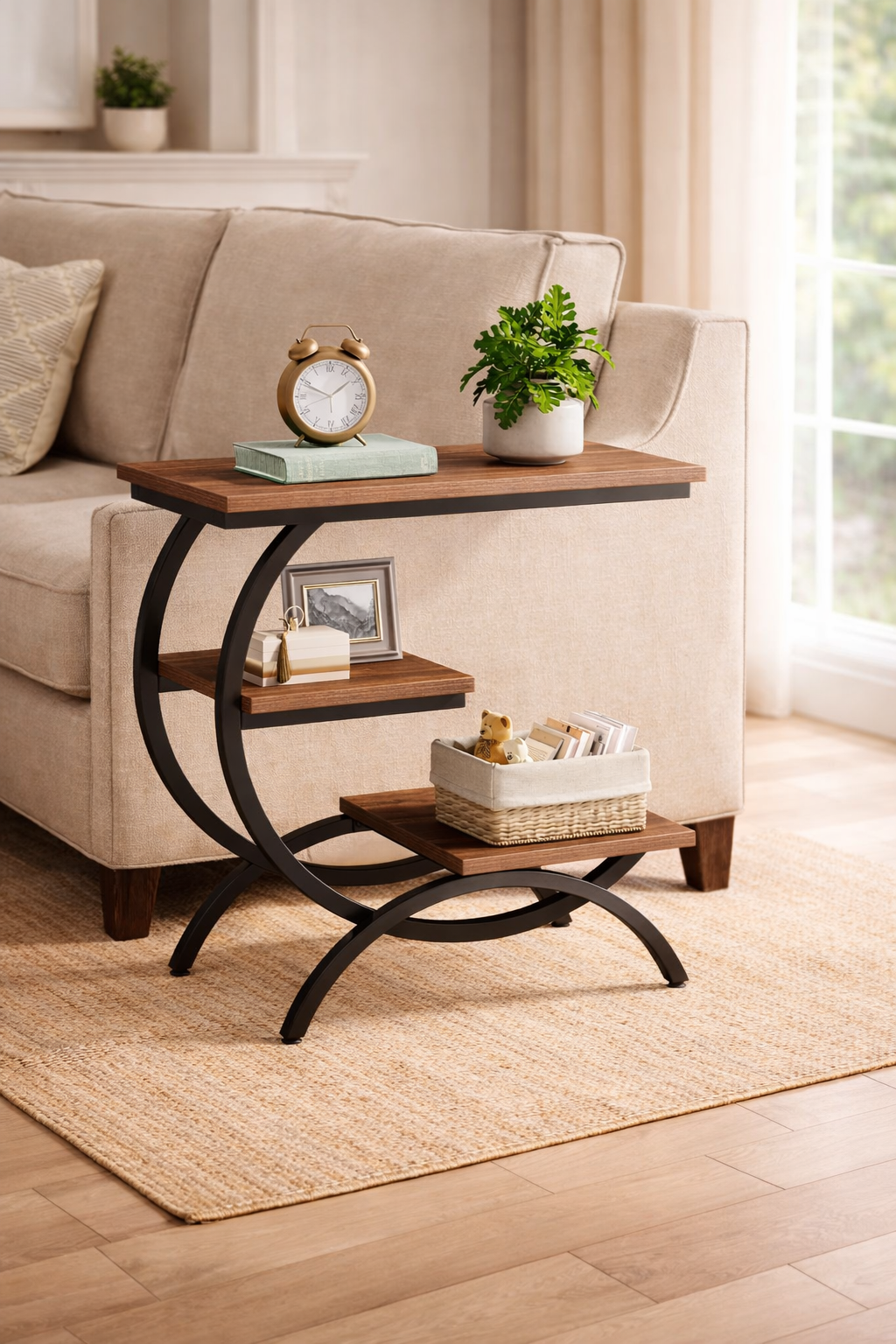 Table d’appoint style industriel - Nolyra