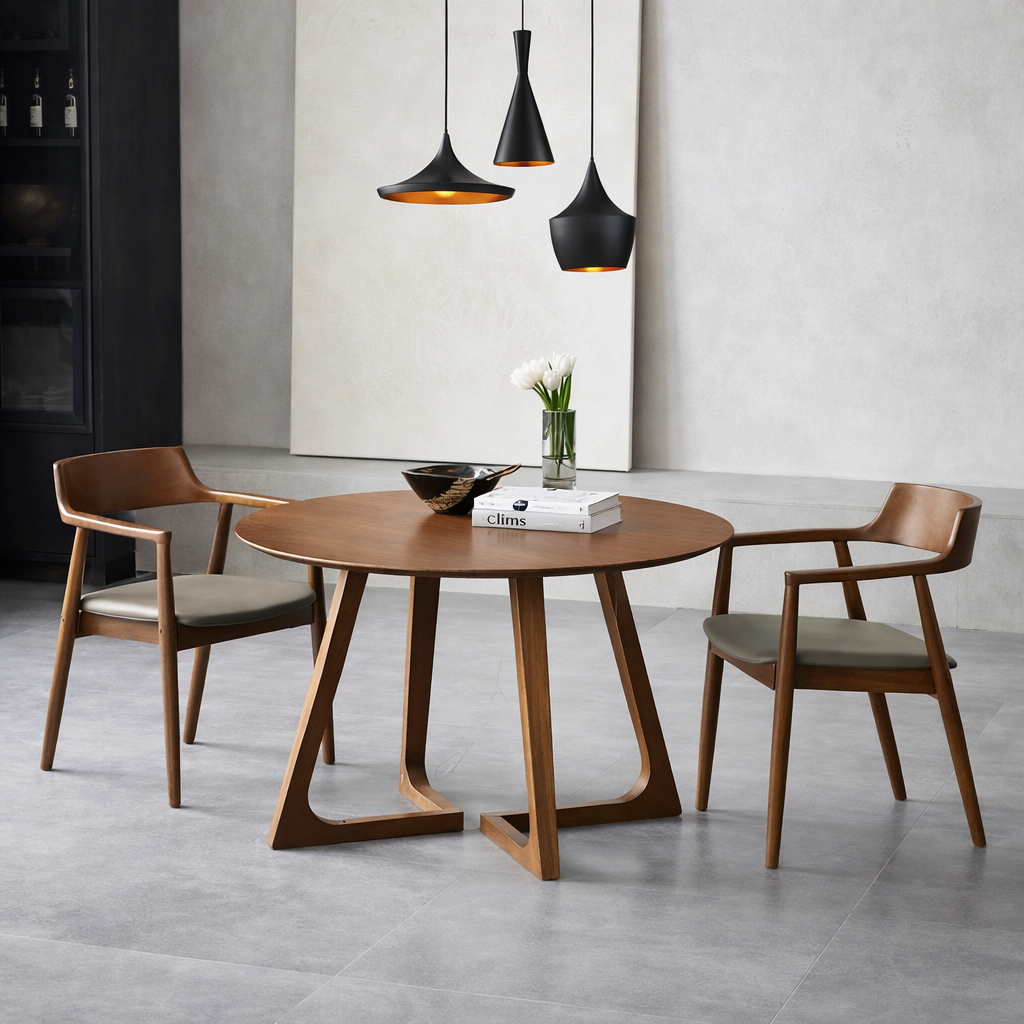 Table à manger en bois massif - Nolyra