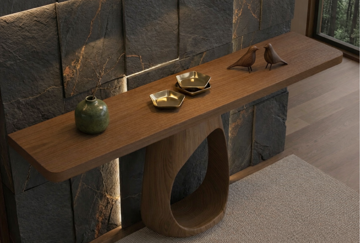 Console moderne sans tiroirs – Nolyra