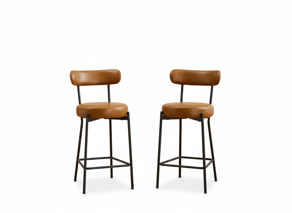 Tabourets de bar en métal - Nolyra