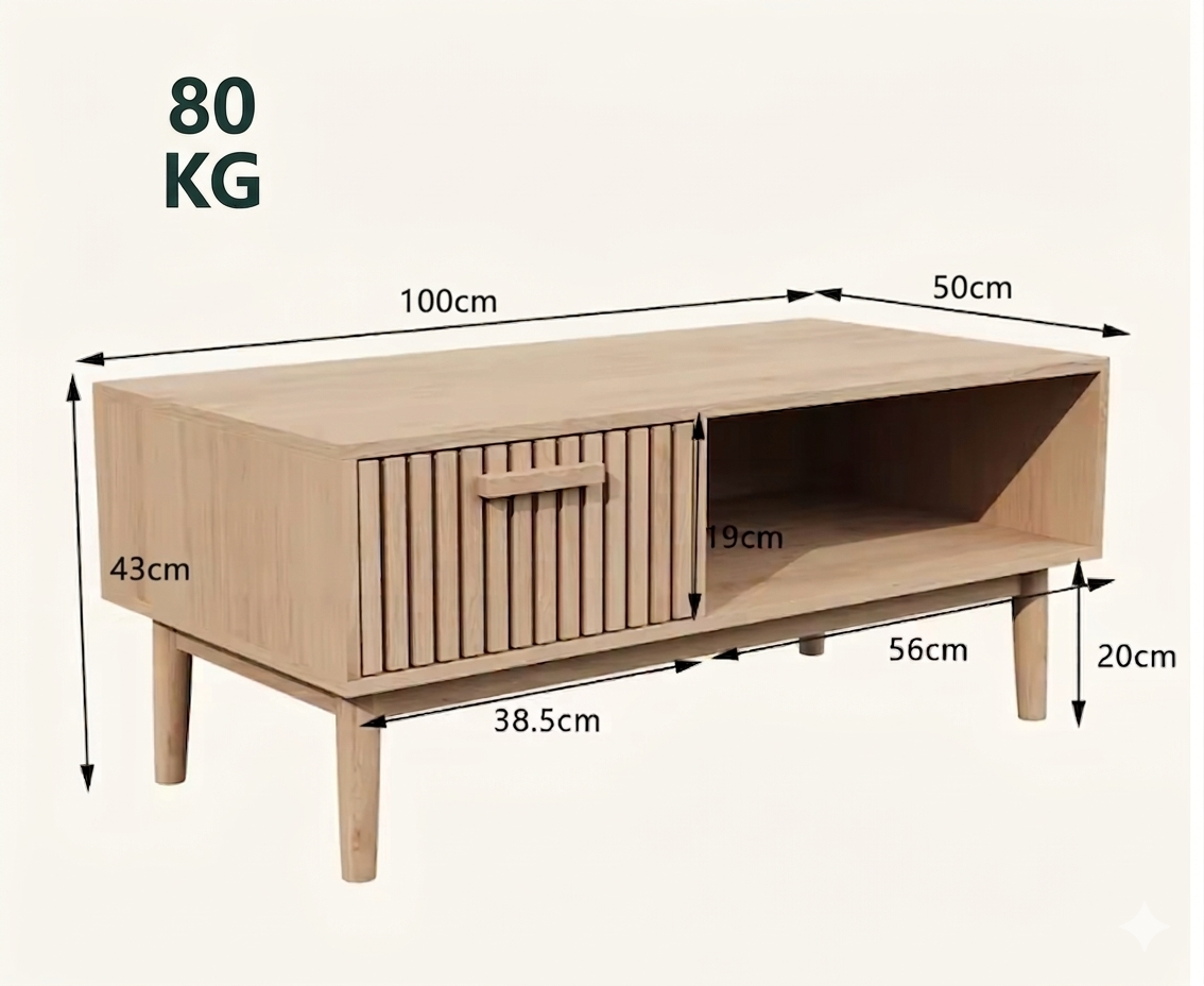 Table basse rectangulaire - Nolyra